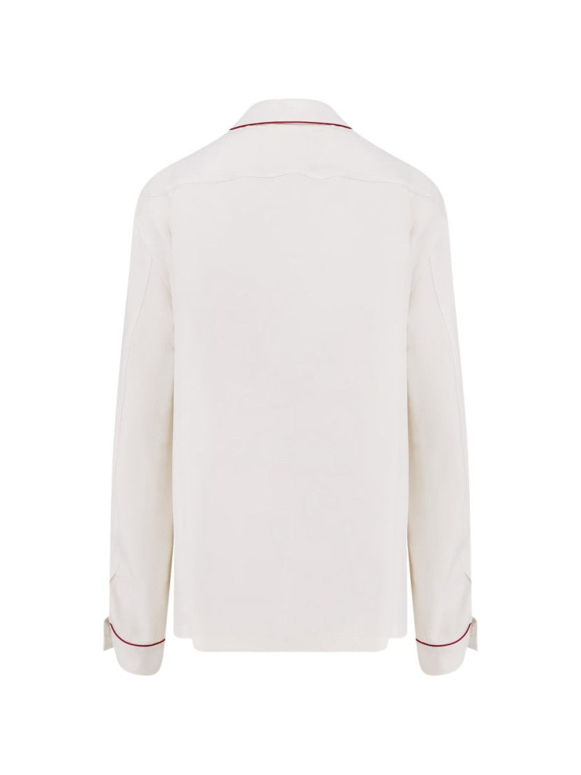 Tom Ford Beige Piping Detail Classic Shirt