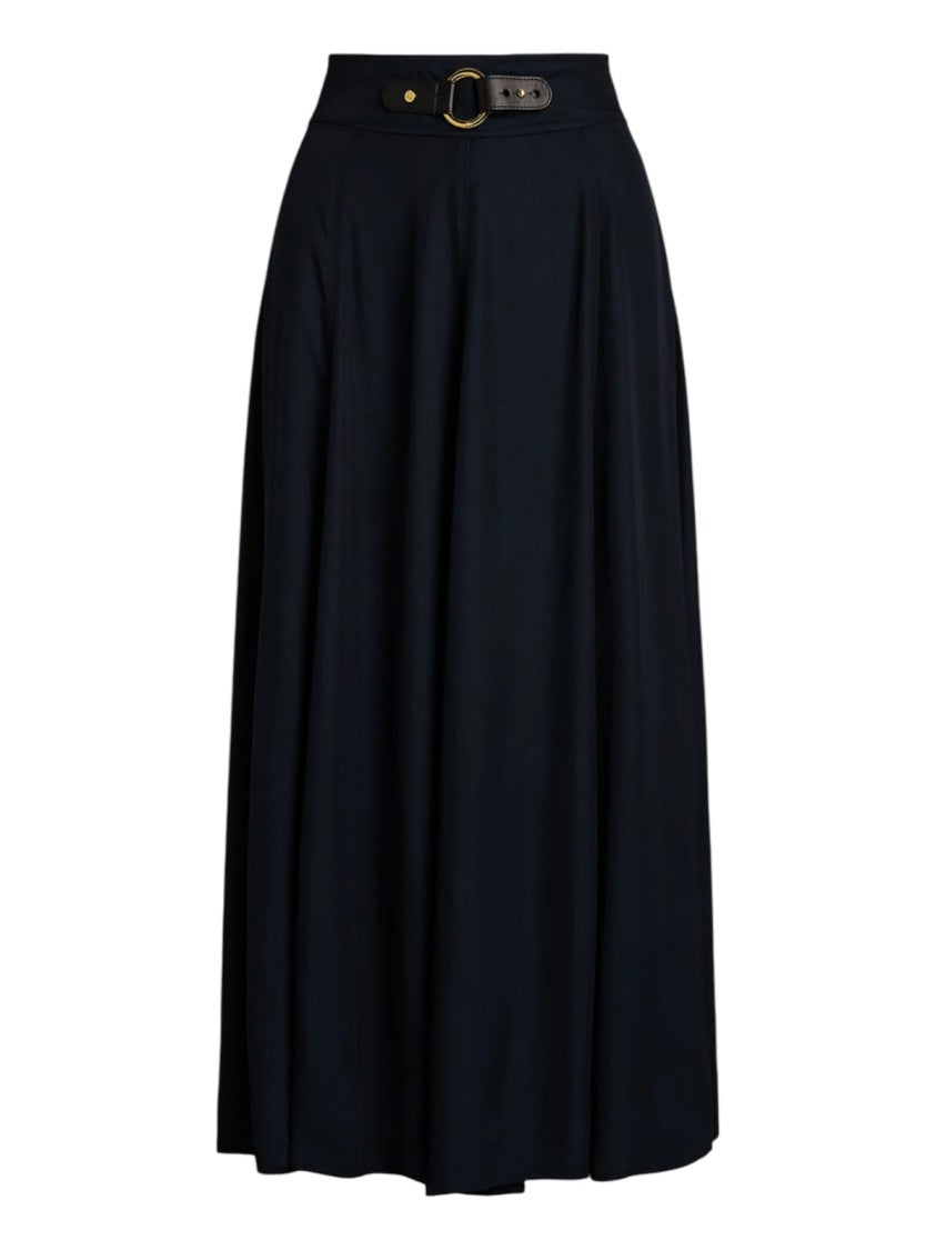 Lauren Ralph Lauren Flared Midi Skirt With High Waistband