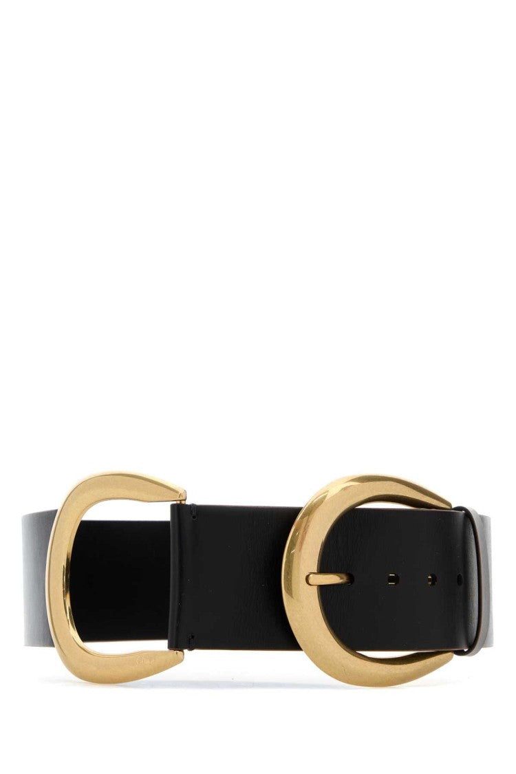 Chloé Black Leather Anita Belt