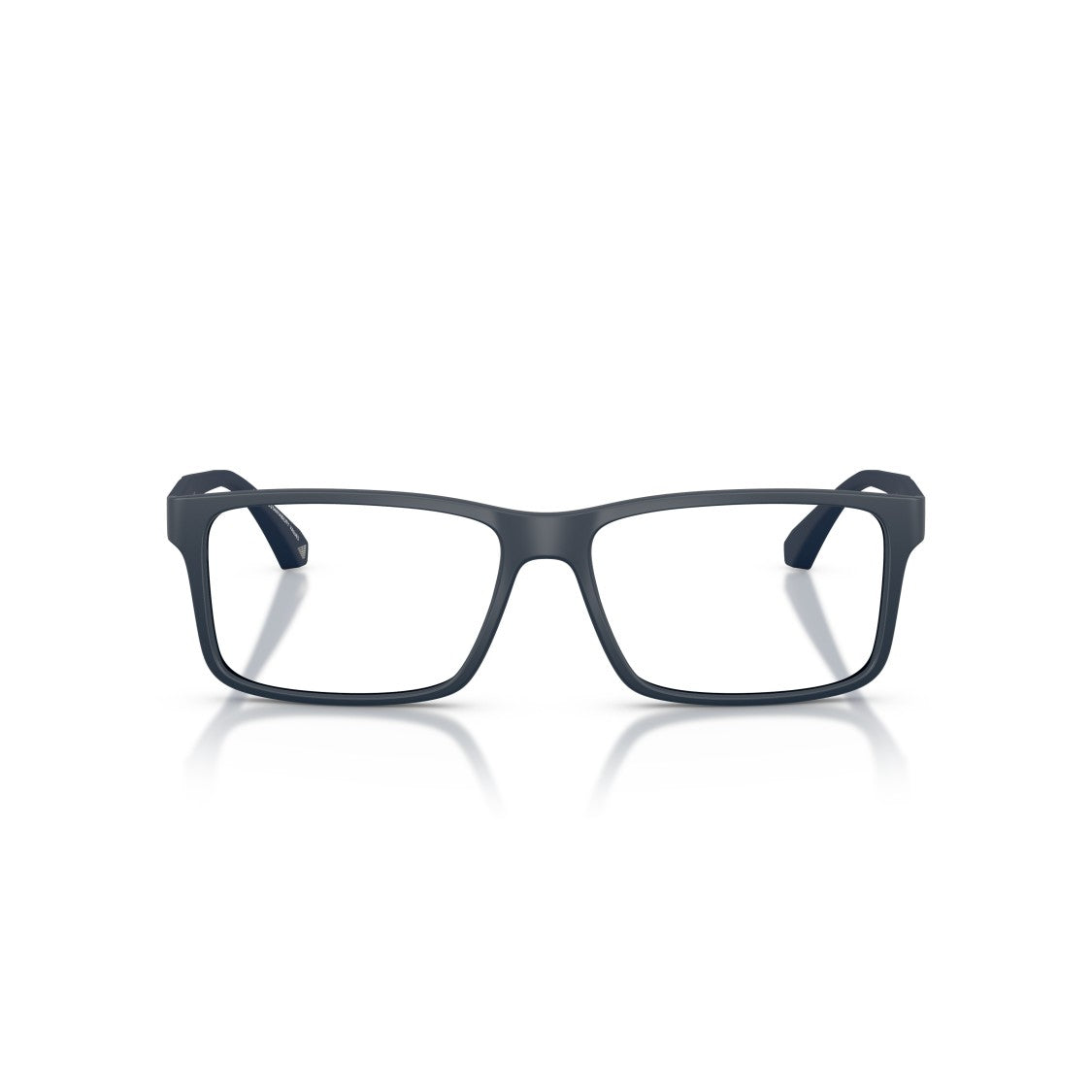 Emporio Armani 0Ea3038 Rectangular Matte Finish Eyeglasses With Tapered Arms