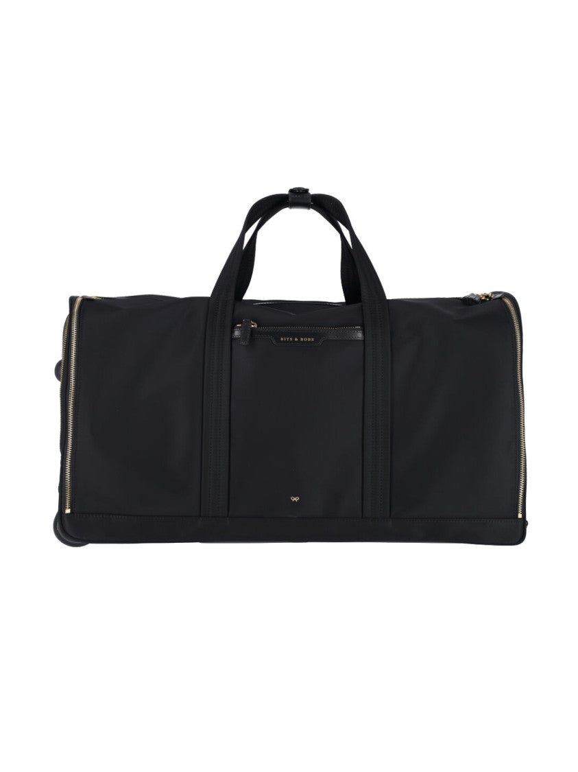 Anya Hindmarch Travel Bag "72 Hours Weekend" – Black