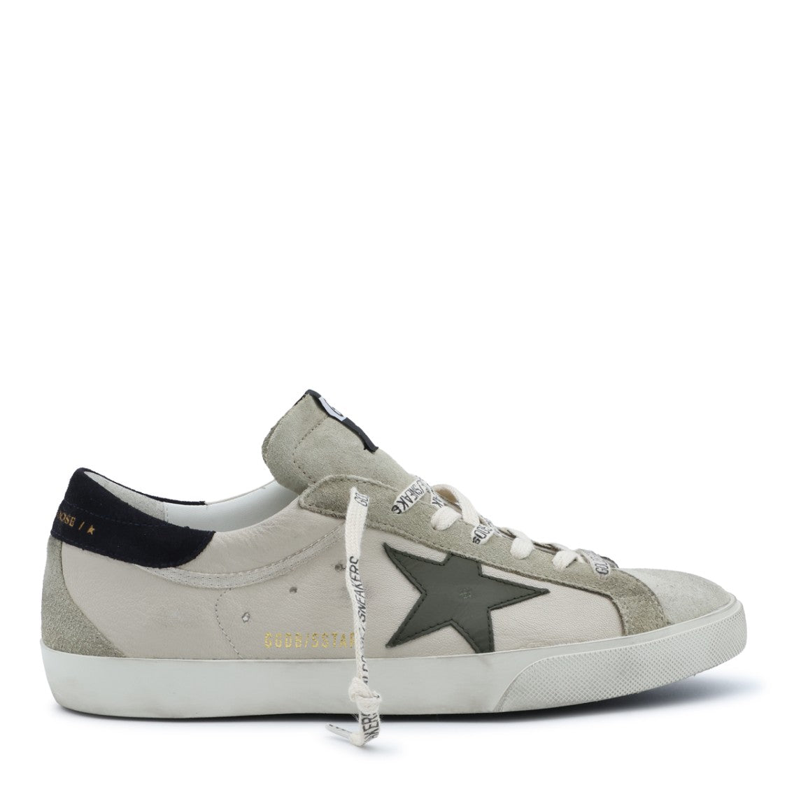 Golden Goose Beige Leather Superstar Sneakers