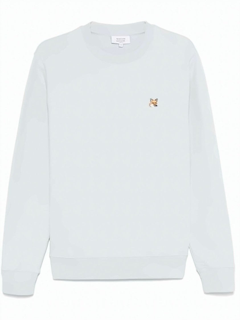Maison Kitsuné Regular-Fit Cotton Sweatshirt With Fox Head Patch