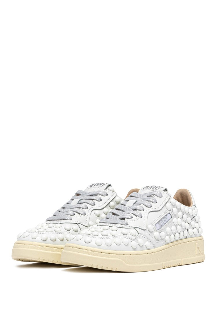 Autry White Medalist Spheres Sneakers
