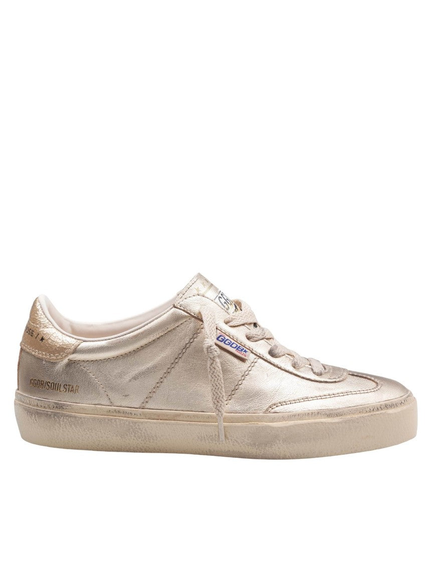 Golden Goose Soul Star Sneakers In Premium Laminated Leather