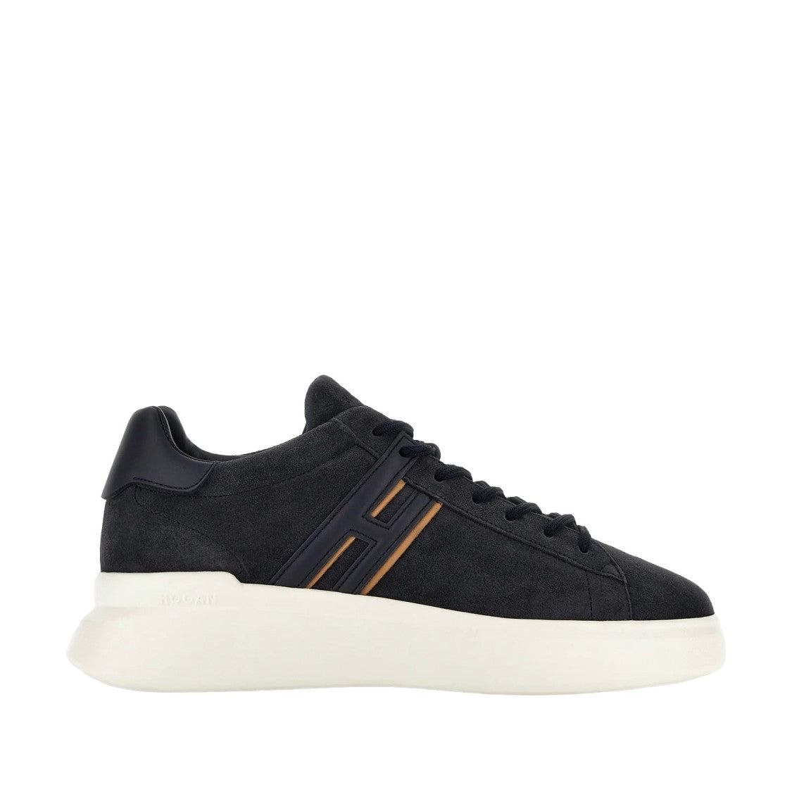 Hogan H580 Lace-Up Sneakers In Calfskin