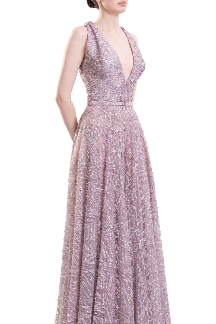 Saiid Kobeisy Brocade Dress