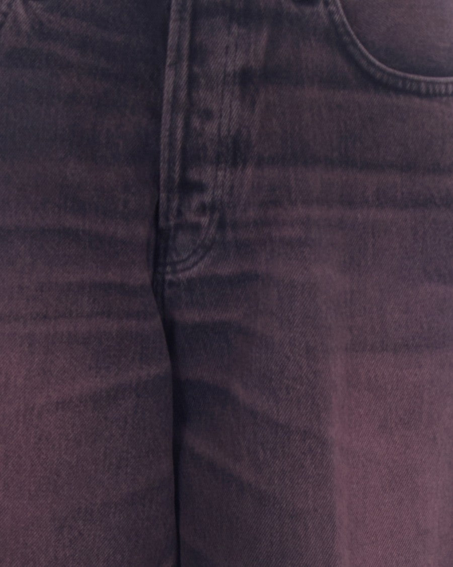 Haikure High-Waisted Wide-Leg Jeans With Dark Wash Effect