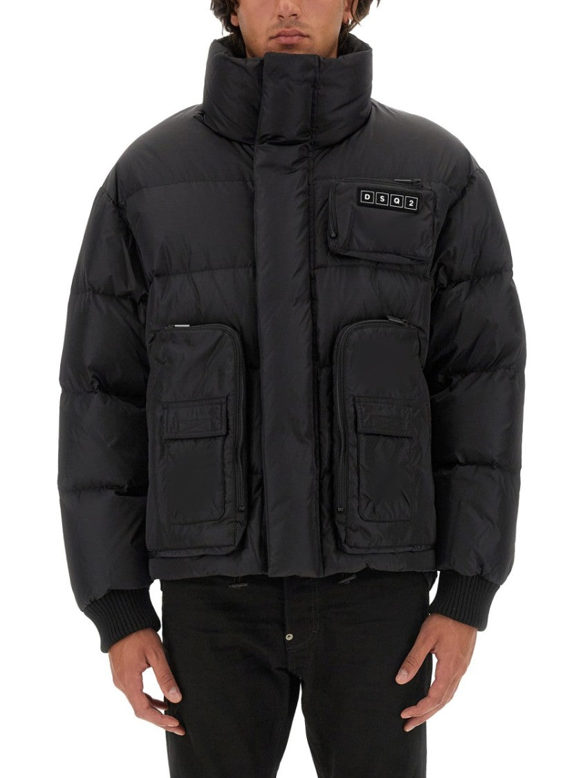 Dsquared2 Boxy Black Down Jacket