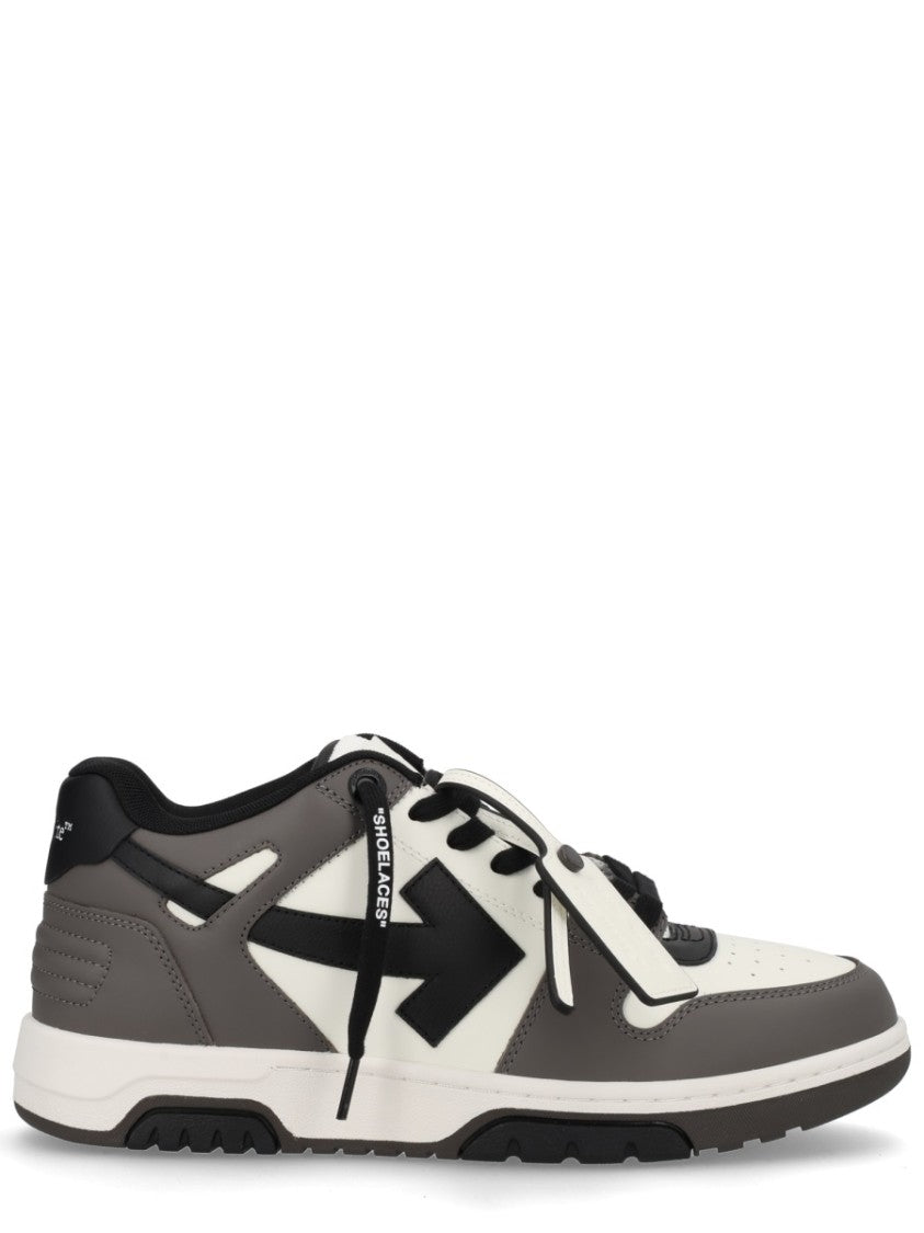 Off-White Grey Out Of Office Black Arrow Sneakers