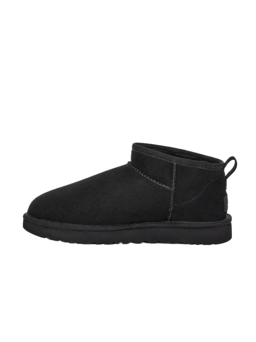 Ugg Classic Ultra Mini Ankle Boots In Soft Sheepskin Leather