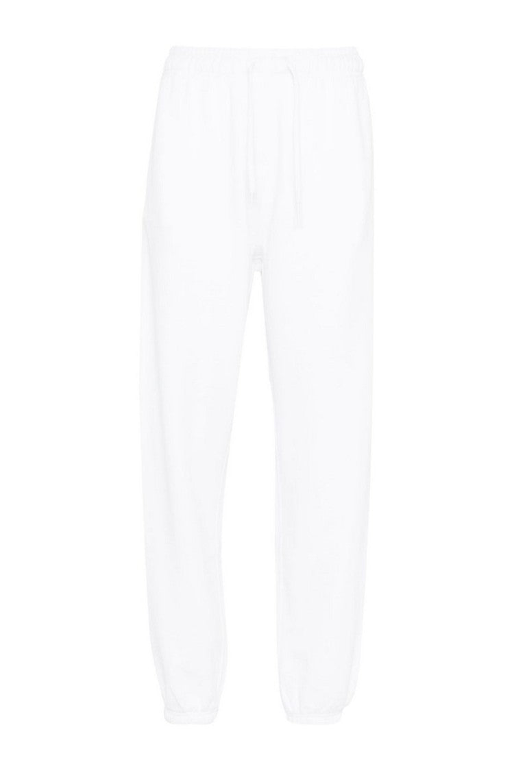 Polo Ralph Lauren White Relaxed Fit Trousers With Elastic Waistband