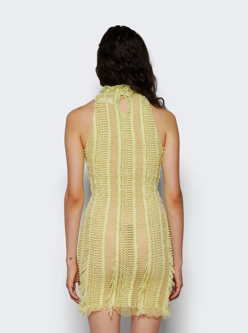 Roberta Einer Angel Sheer Mini Dress