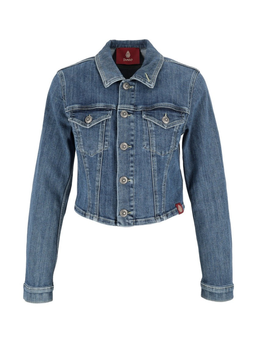 Dondup Cropped Denim Jacket