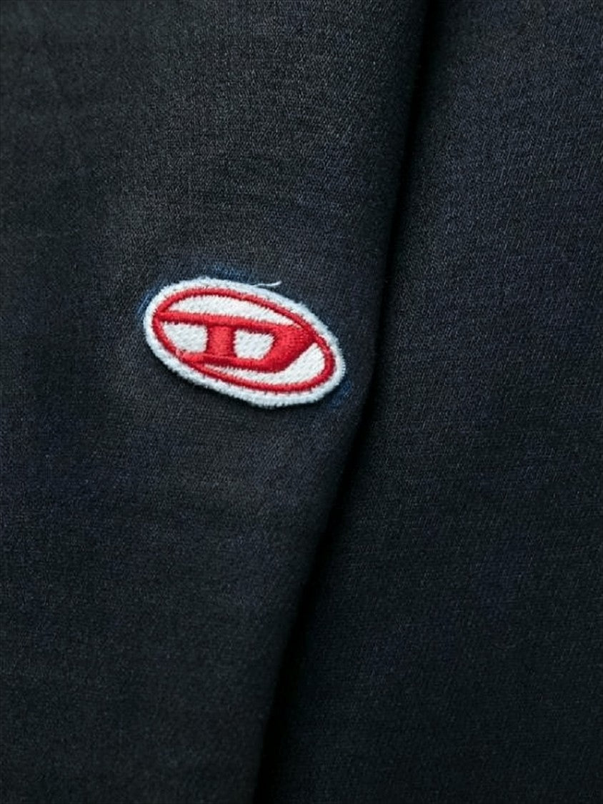 Diesel Relaxed Fit Denim Pants With Elastic Waistband