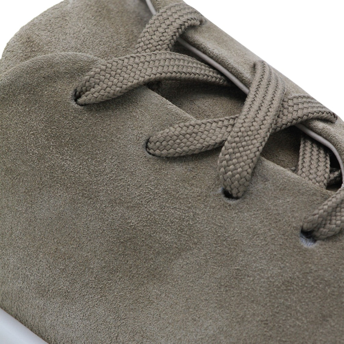 Fear Of God Suede Sneakers With Clean White Rubber Sole