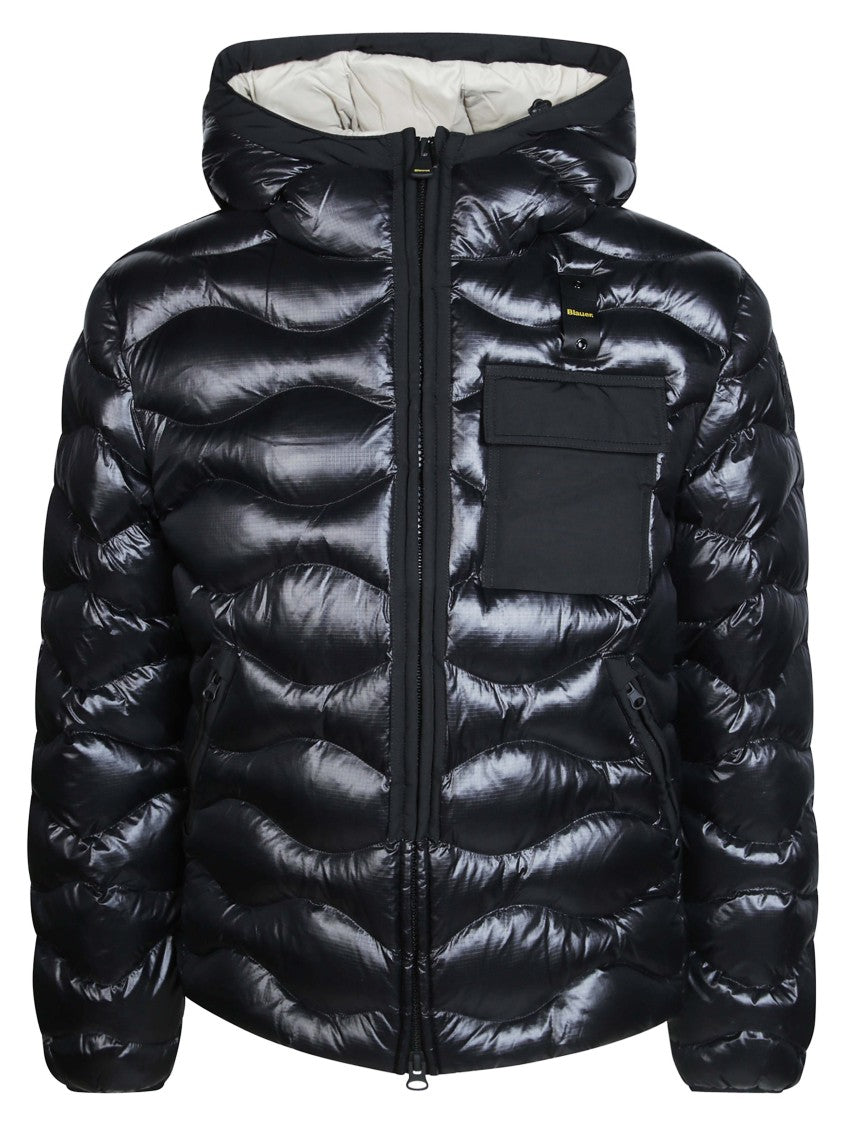 Blauer Quilted Hooded Down Jacket