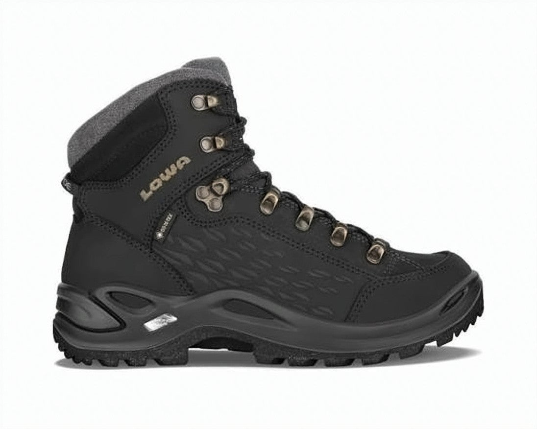 Lowa Rugged Nubuck Hiking Boots With Vibram Sole