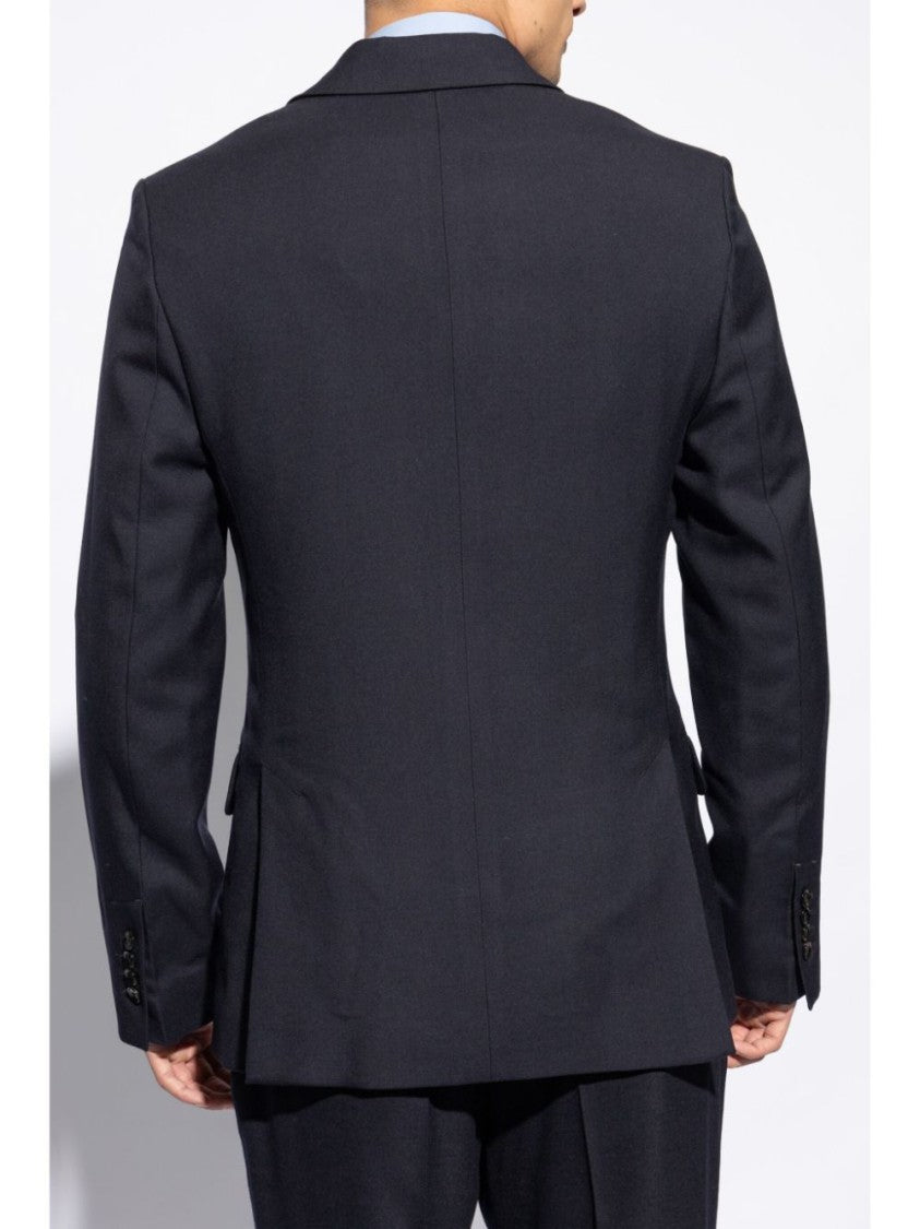 Ami Navy Blue Double-Breasted Blazer