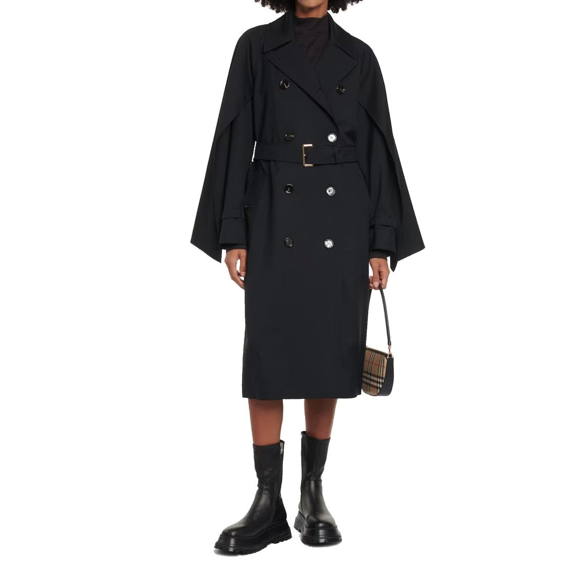 Burberry Blend Wool Trench Coat