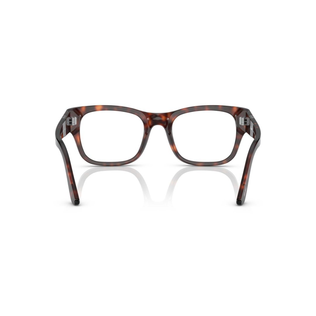 Persol 0Po3297v Classic Rectangular Tortoiseshell Acetate Eyeglasses