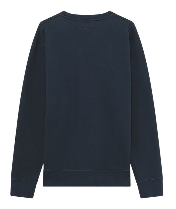 Roy Rogers Solid Color Brushed Cotton Crewneck Sweatshirt.