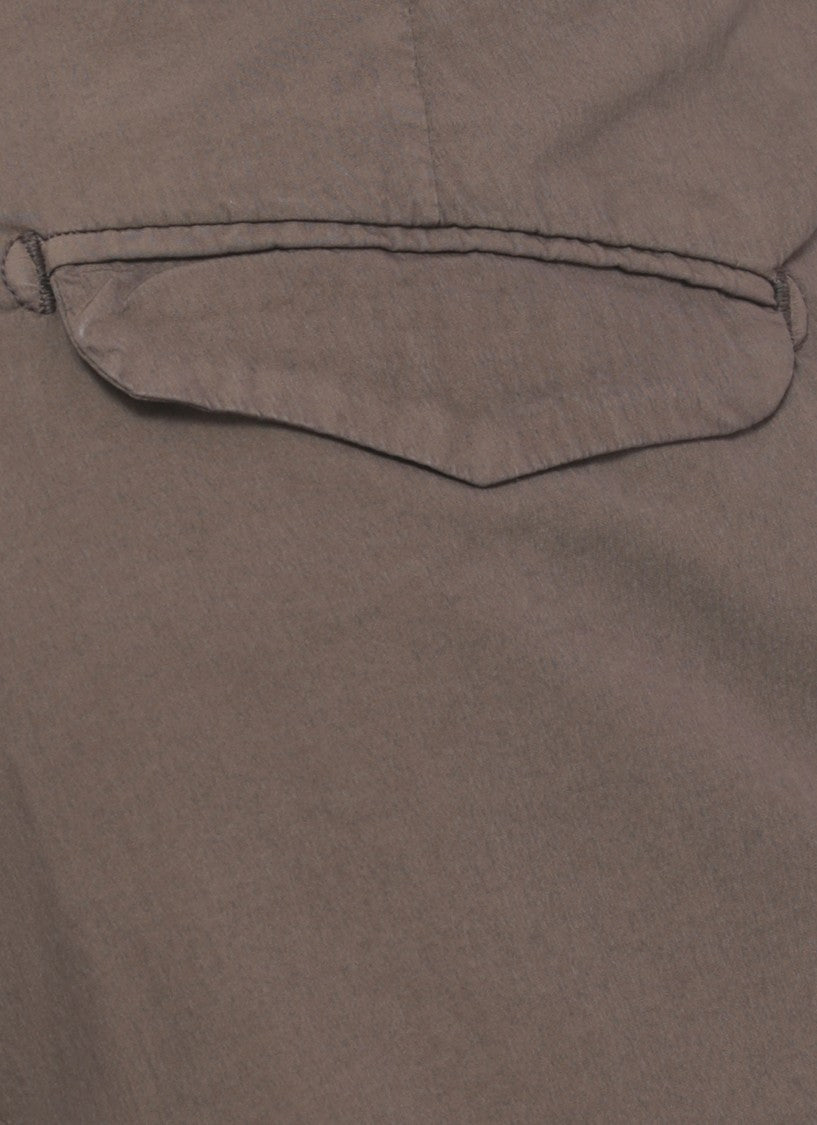 Briglia 1949 Brown Bg21 Flap Pockets Straight-Leg Pants