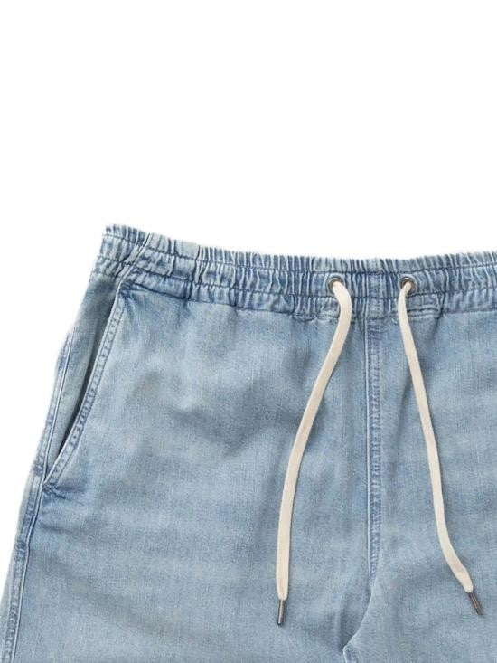 Polo Ralph Lauren Light Wash Denim Shorts With Elastic Waistband