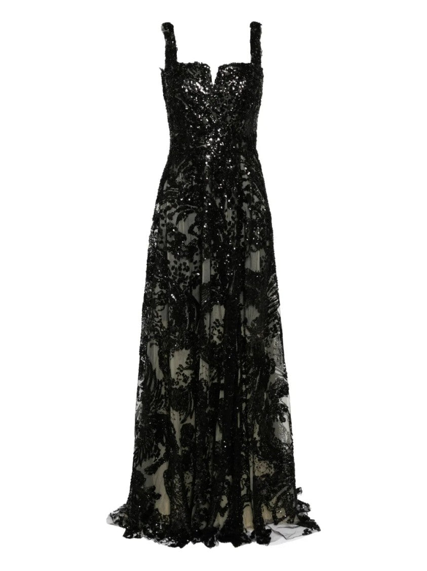 Saiid Kobeisy Embroidered Long Dress