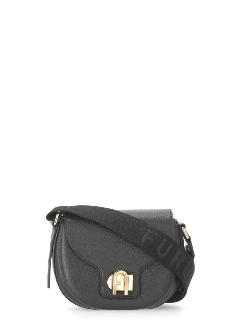 Furla Black Lotus Shoulder Bag