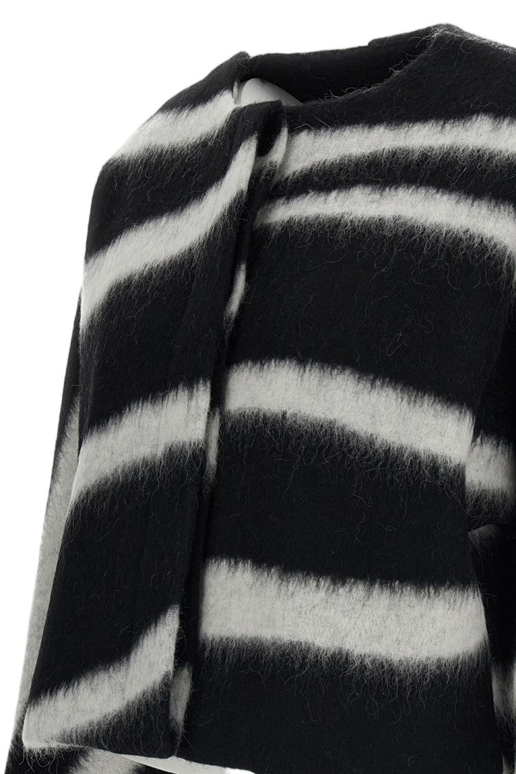 Irie' Multicolor Striped Cropped Boxy Jacket