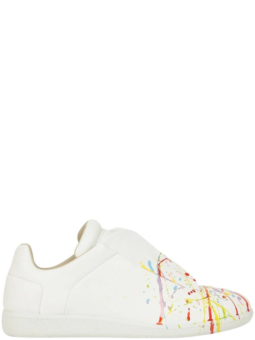 Maison Margiela Future Paint-Splatter Low-Top Sneakers