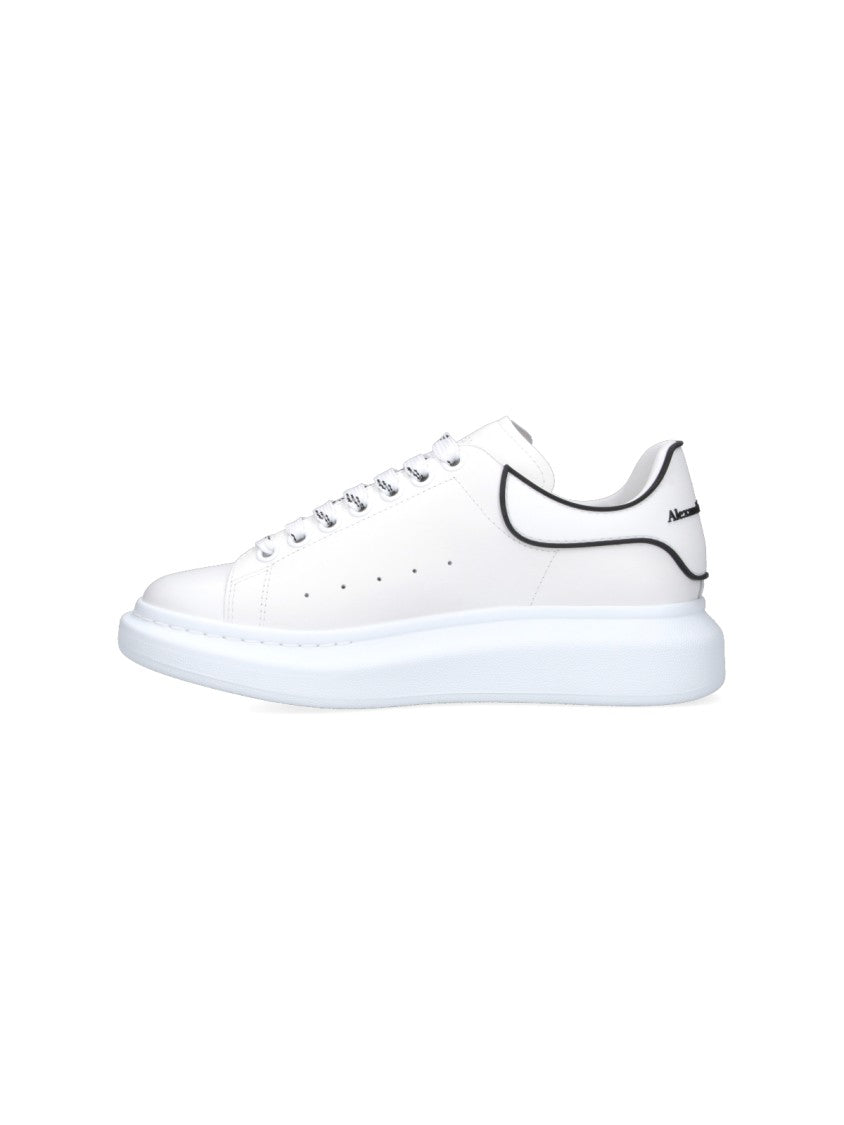 Alexander Mcqueen Chunky Sole Sneakers With Smooth White Upper