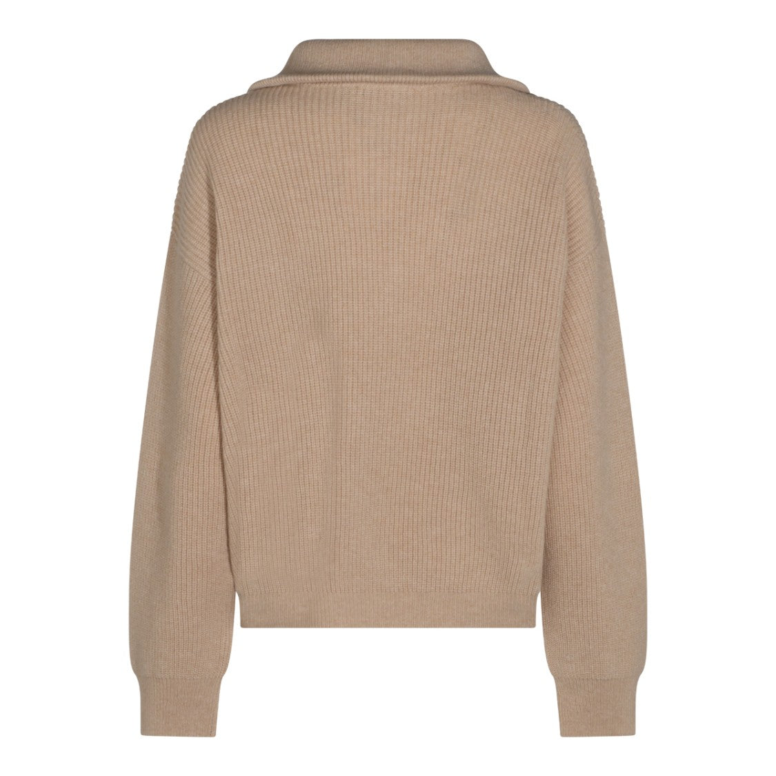 Malo Sand Cashmere Knit Polo Shirt