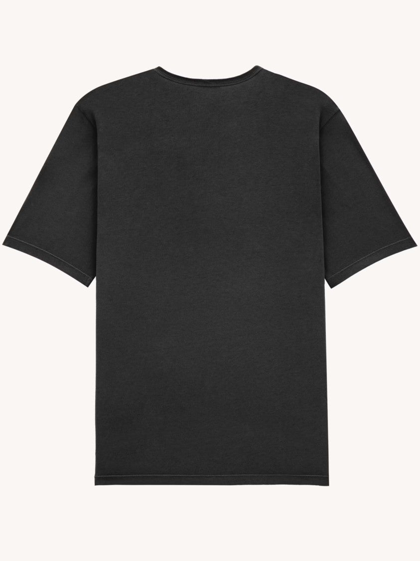 Saint Laurent Tshirt Cassandre Tone-On-Tone Cotton T-Shirt