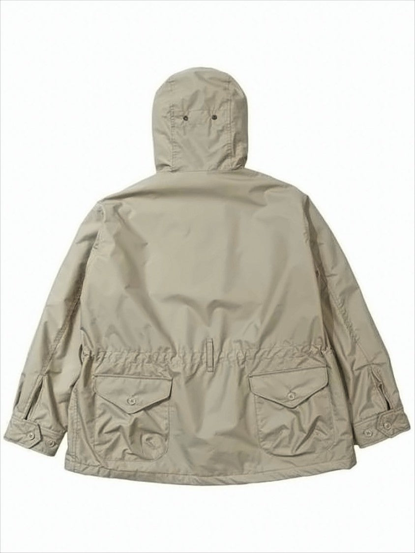 Engineered Garments Utilitarian Hooded Jacket With Adjustable Cuffs