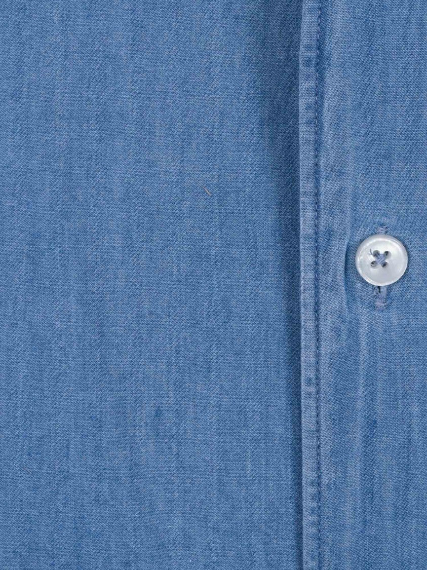 Xacus Light Blue Camicia Cotton Shirt