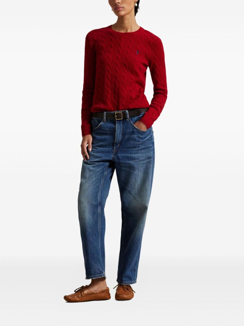 Polo Ralph Lauren Cable Knit Cashmere Blend Sweater