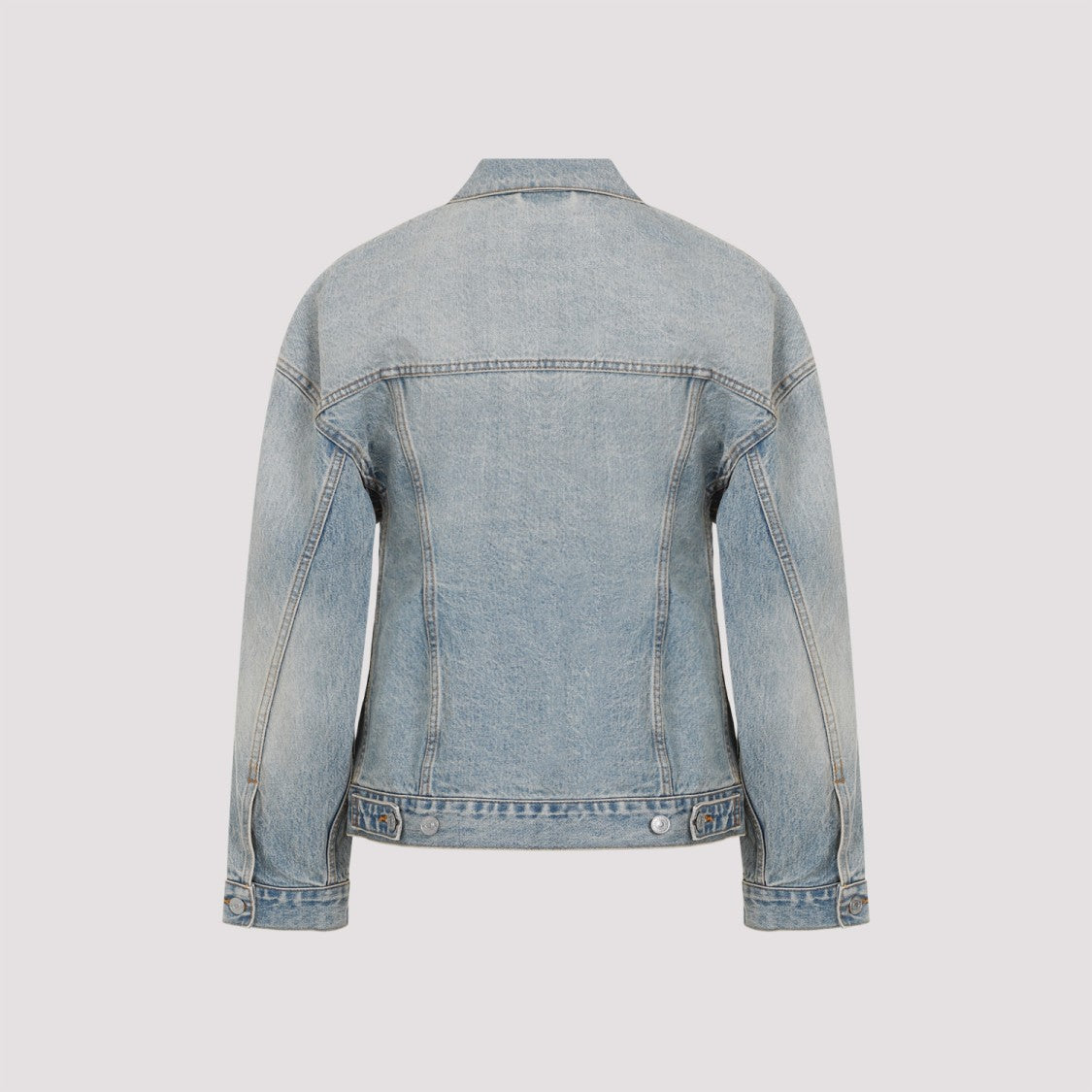 Balenciaga Hourglass Light Indigo Cotton Jacket