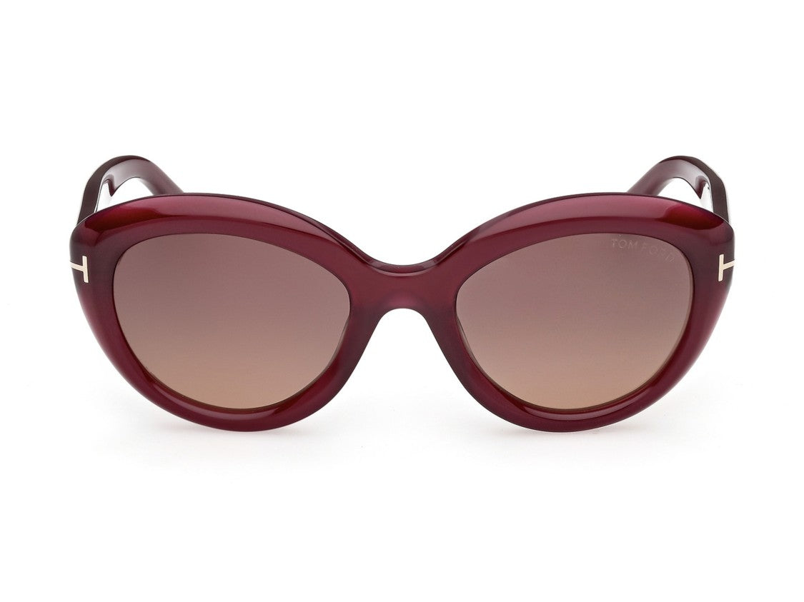 Tom Ford Ft1316 Gradient Lens Acetate Oversized Rounded Sunglasses