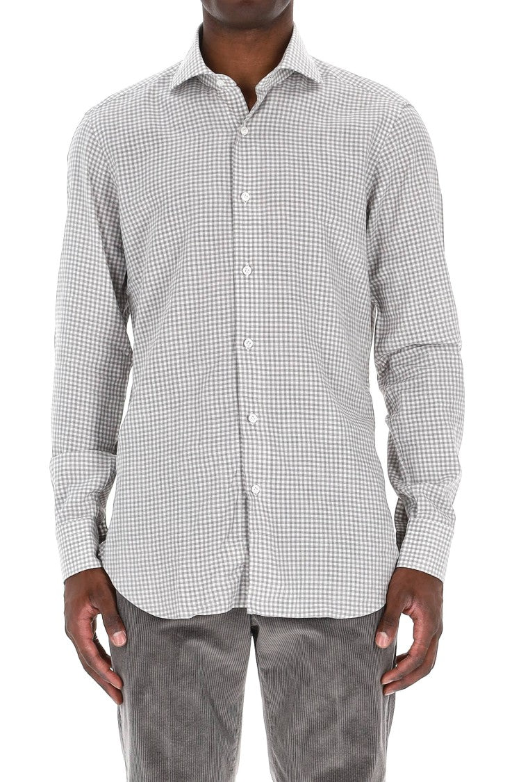 Barba Culto Line Vichy Cotton Shirt