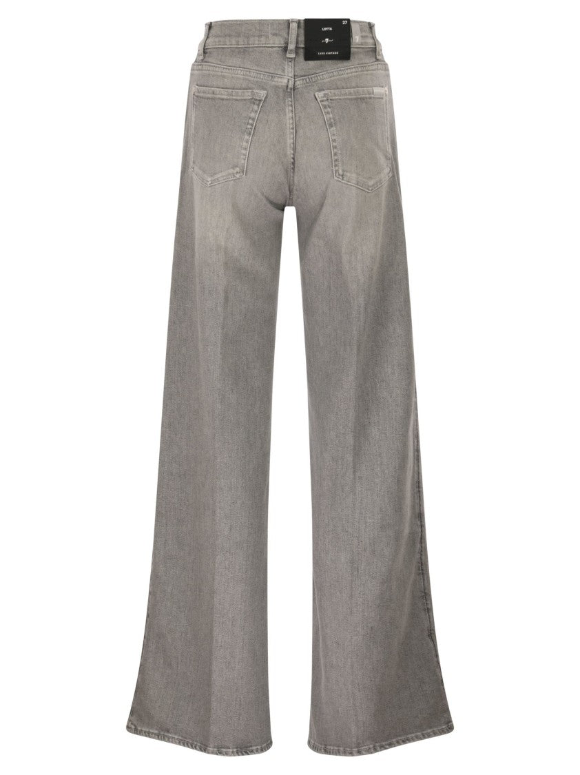 7 For All Mankind Lotta - High-Waisted Flared Jeans