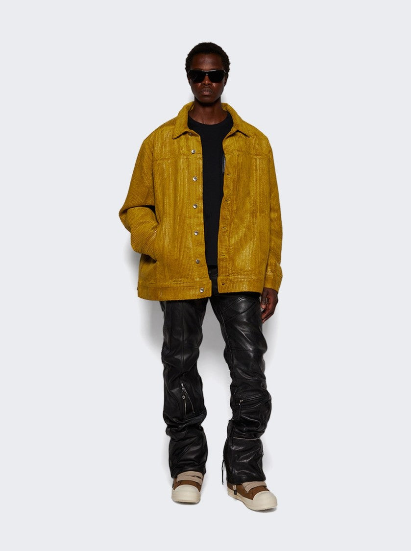 Drkshdw By Rick Owens Jumbo Worker Jacket Ochre