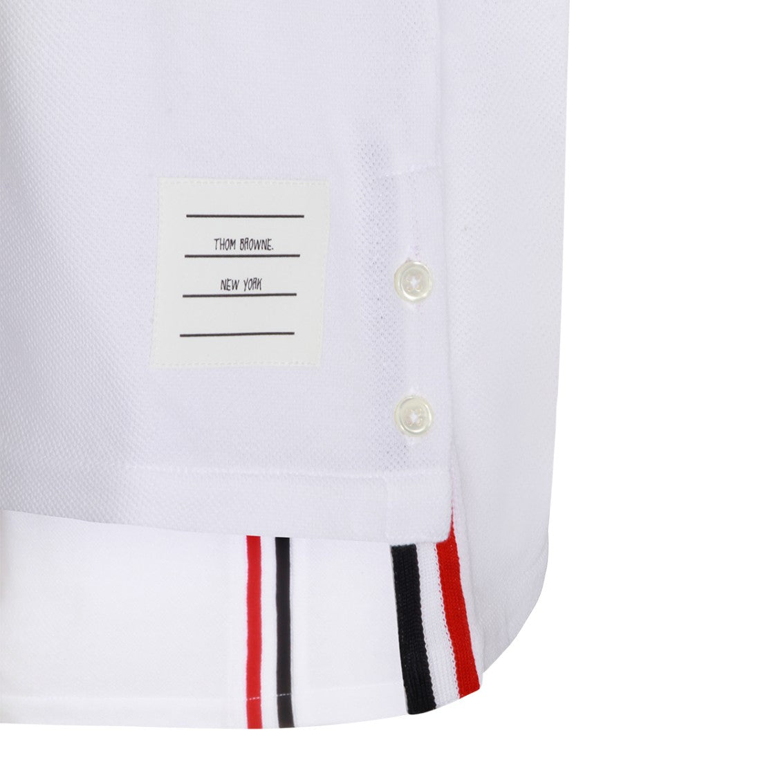 Thom Browne White Cotton T-Shirt