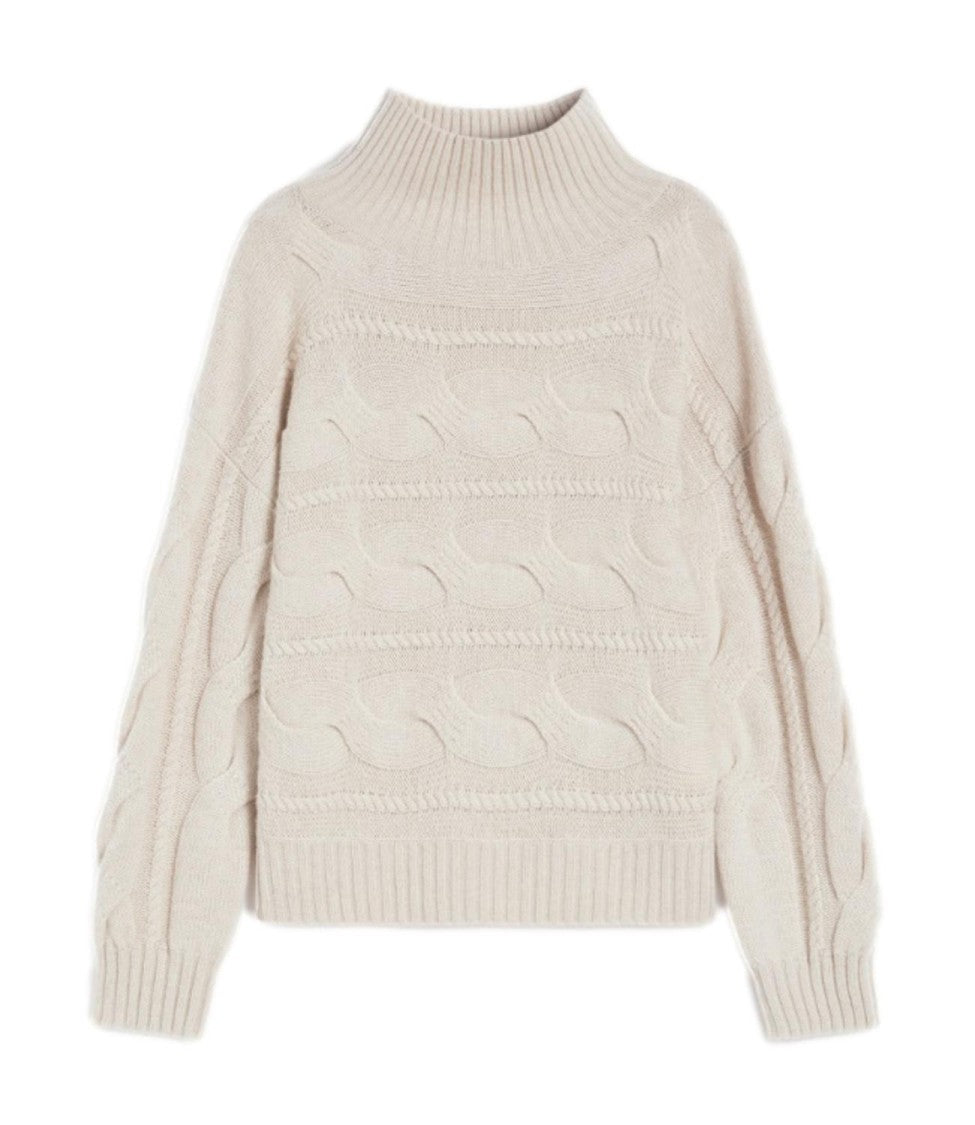 Max Mara Textured Cable Knit Sweater