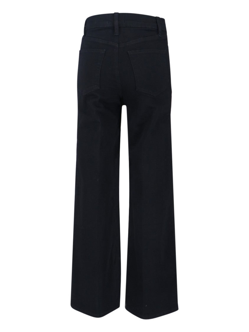 Frame Wide-Leg Jeans With Mid-Rise Waist
