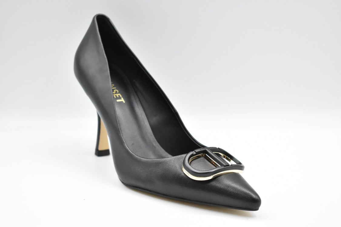 Twin-Set Pointed Toe Pumps With Buckle Accent