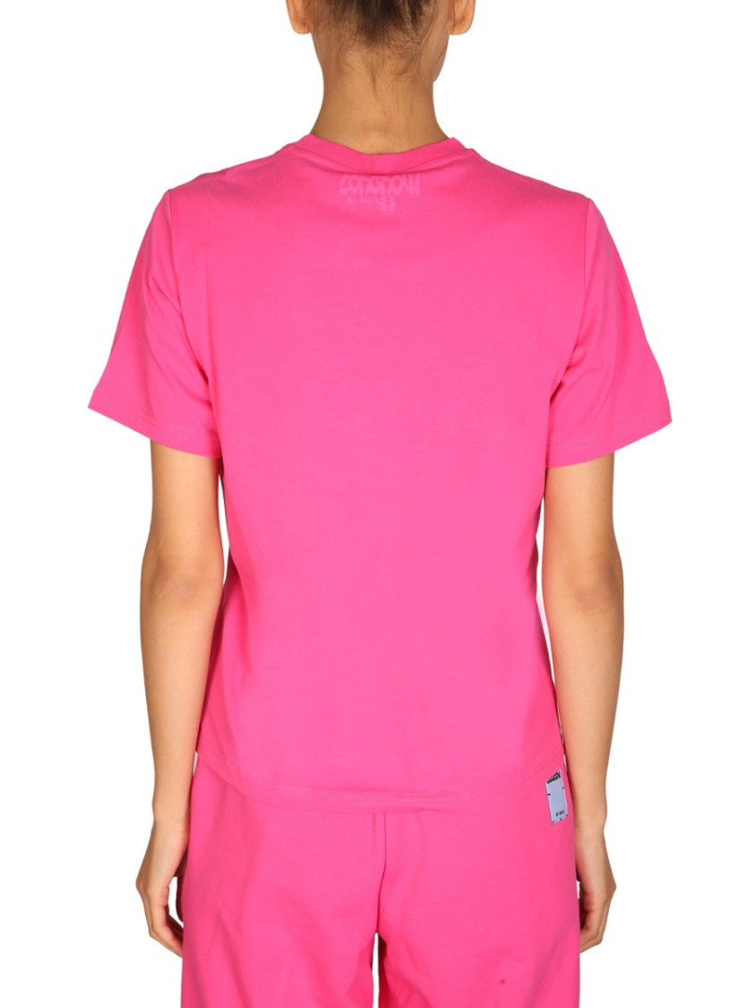Mcq Subtle Logo T-Shirt With Round Neckline