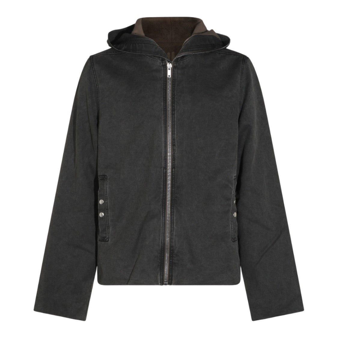 Drkshdw By Rick Owens Minimalist Hooded Adjustable Cuff Down Jacket