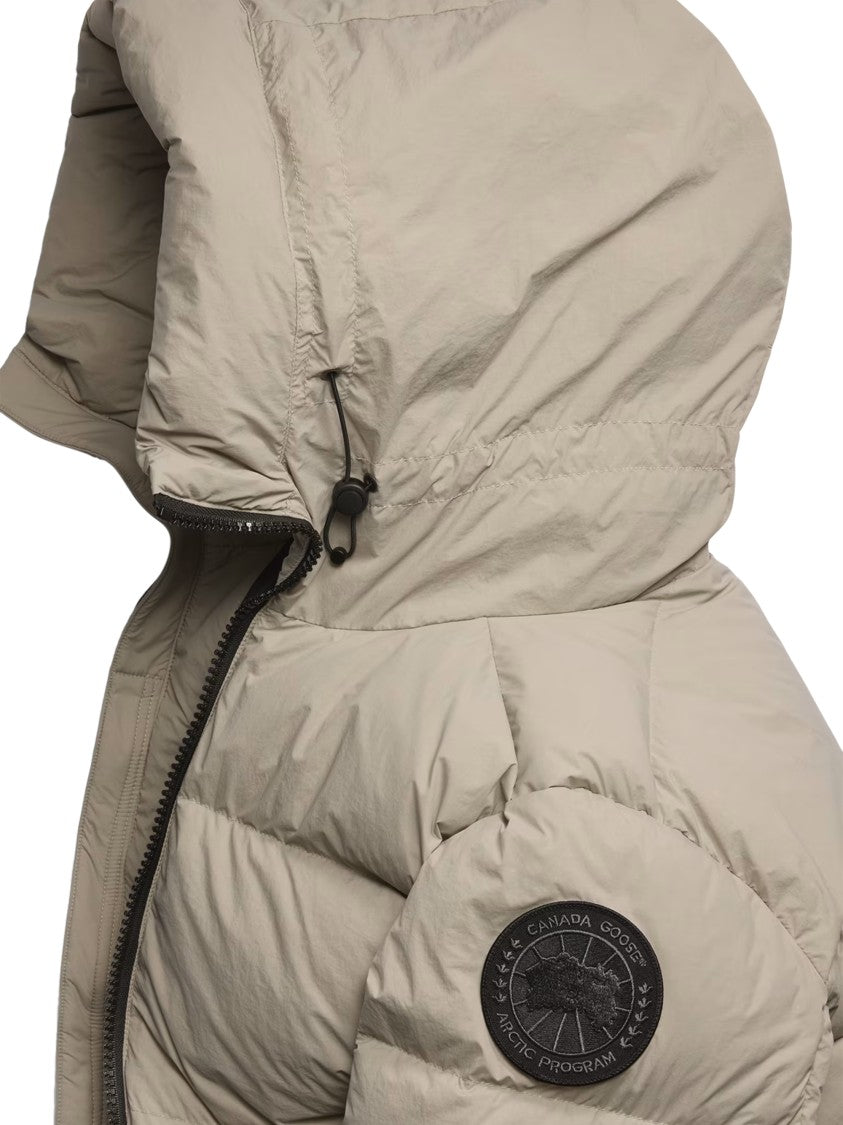 Canada Goose Matte Finish Puffer Jacket With High Collar